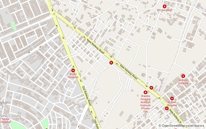 dronacharya temple gurgaon location map