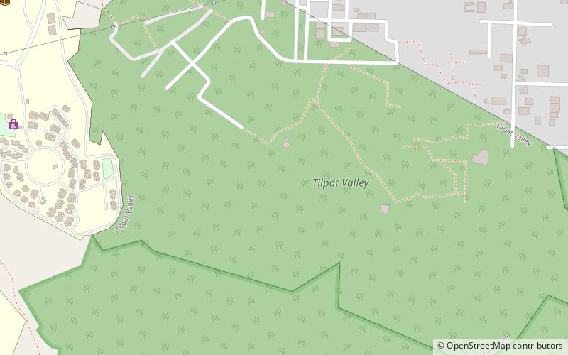 tilpath valley biodiversity park neu delhi location map