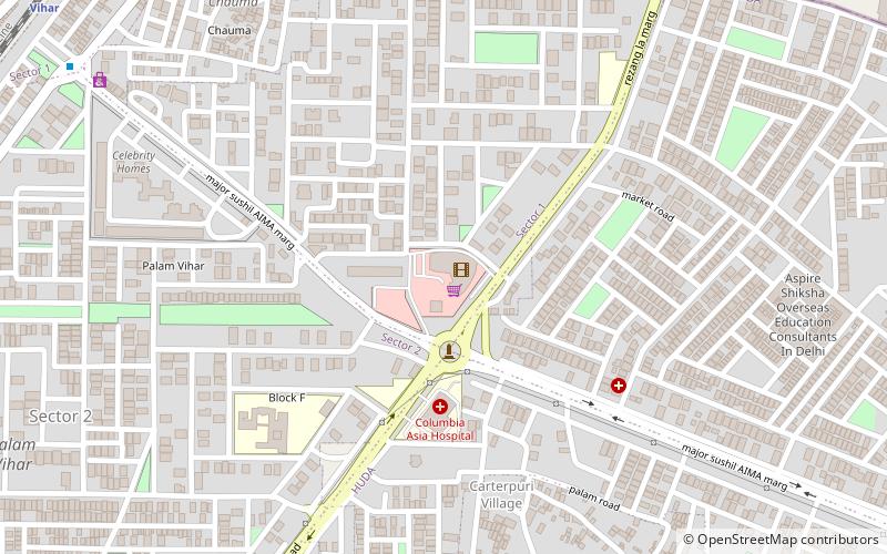 Ansal Plaza location map