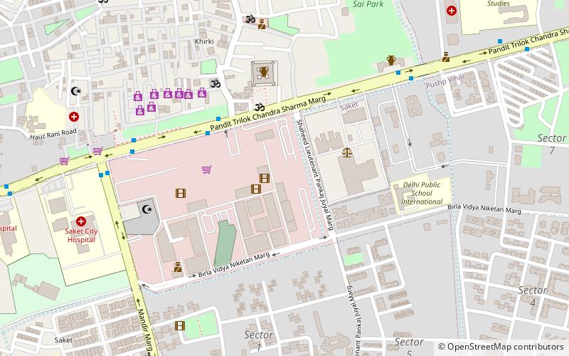 kiran nadar museum of art delhi location map