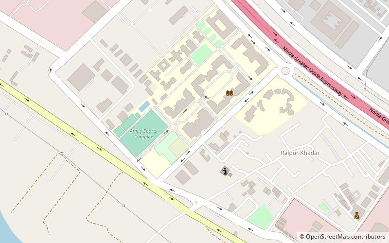 Amity Law School location map