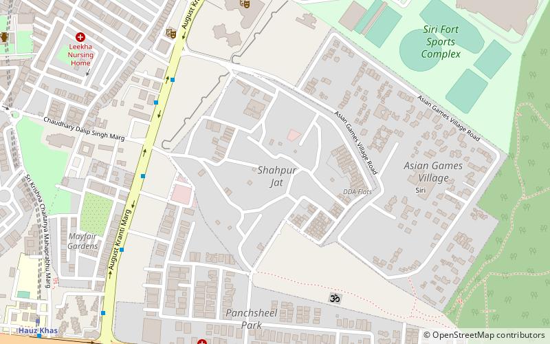 shahpur jat nueva delhi location map