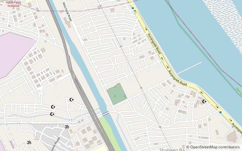 shaheen bagh noida location map