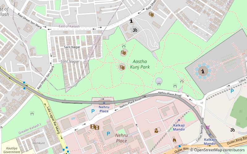 Aastha Kunj Park location map