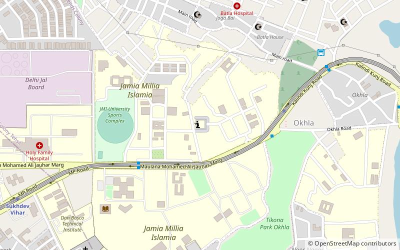 Jamia Millia Islamia location map