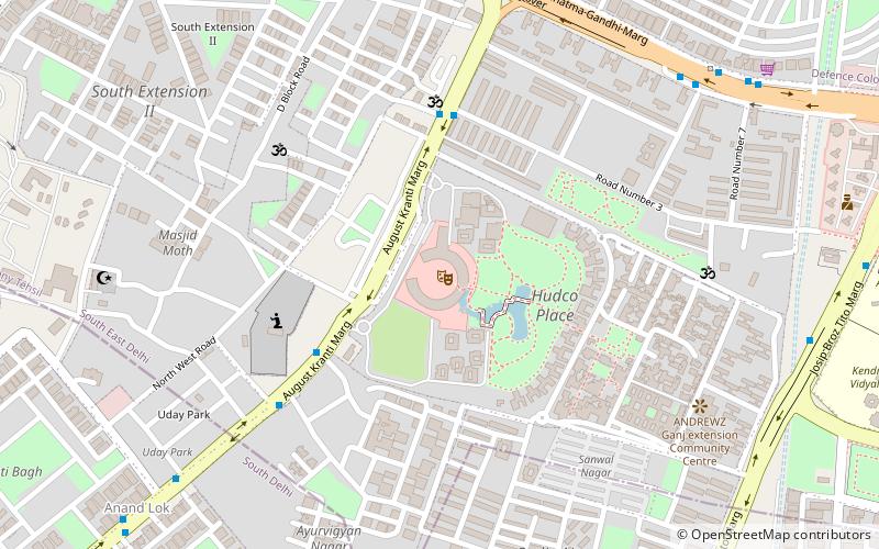 Ansal Plaza location map