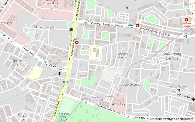 Safdarjung location map