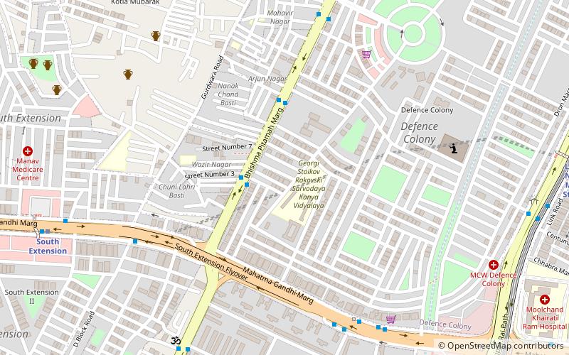 st lukes church delhi location map