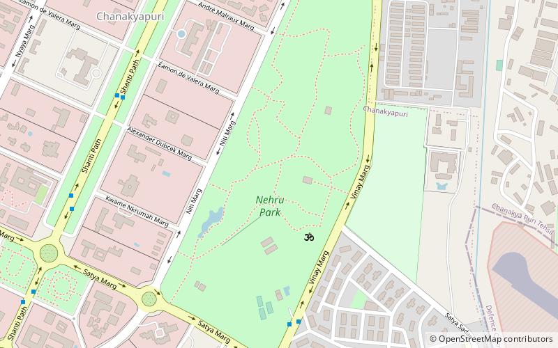Nehru Park location map