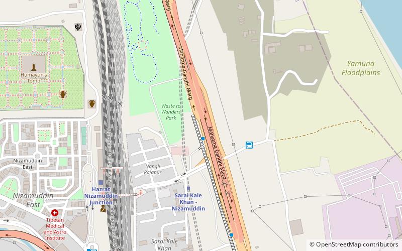 sarai kale khan delhi location map