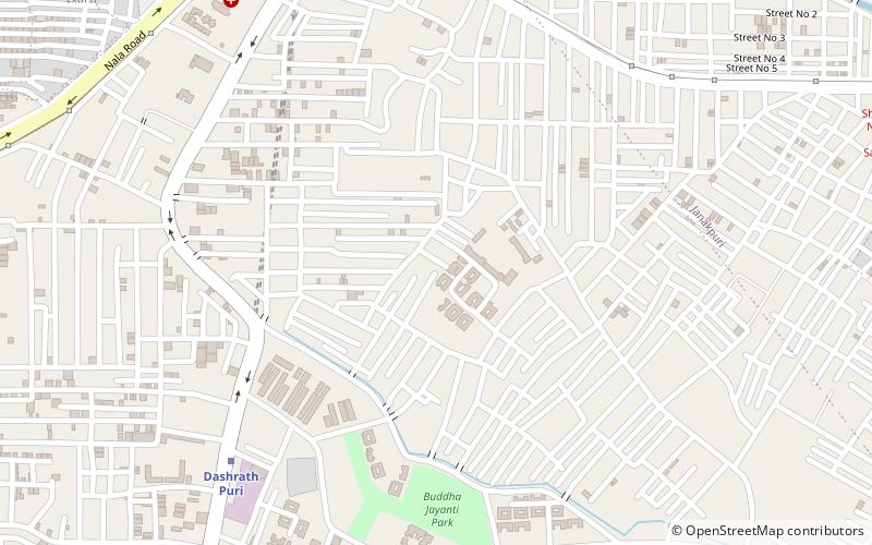 dashrath puri new delhi location map