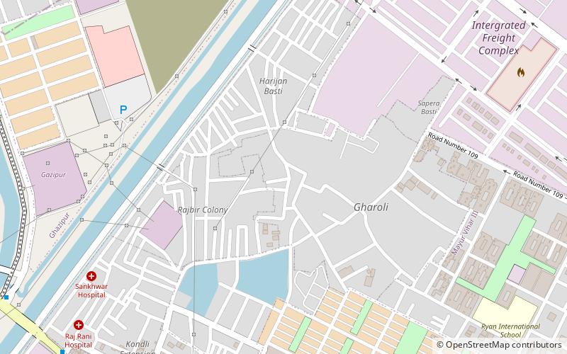 Vasundhara Enclave location map