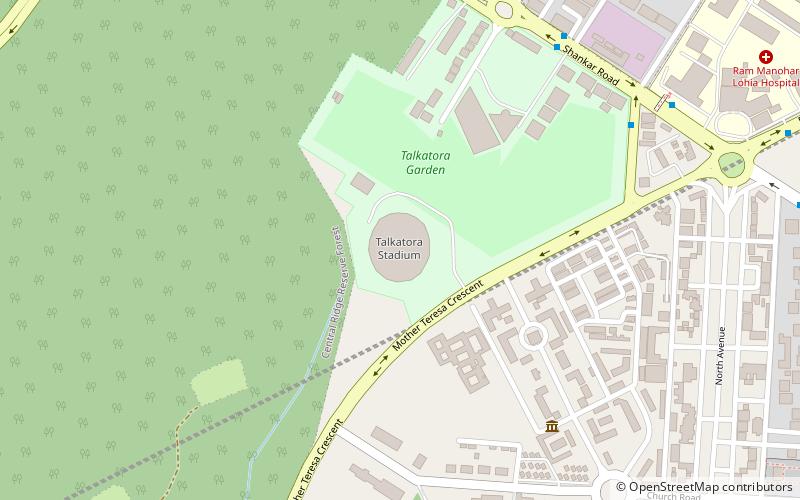 Talkatora Stadium location map