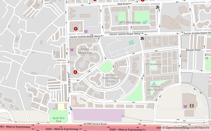 Indirapuram location map