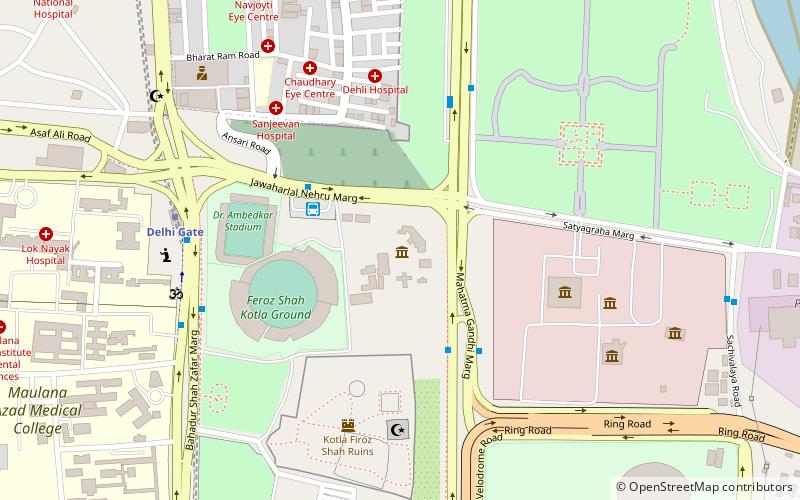 National Gandhi Museum location map