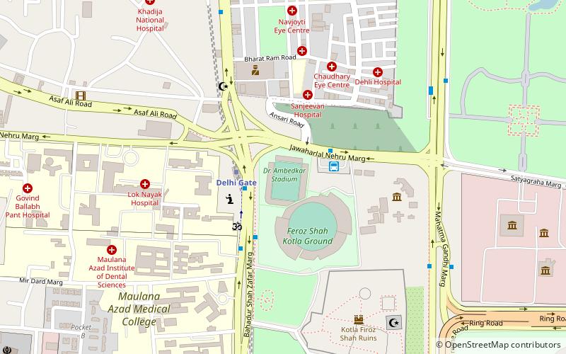 Ambedkar-Stadion location map