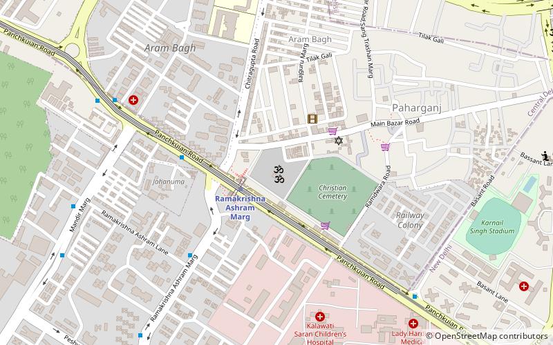 Ramakrishna Mission New Delhi location map
