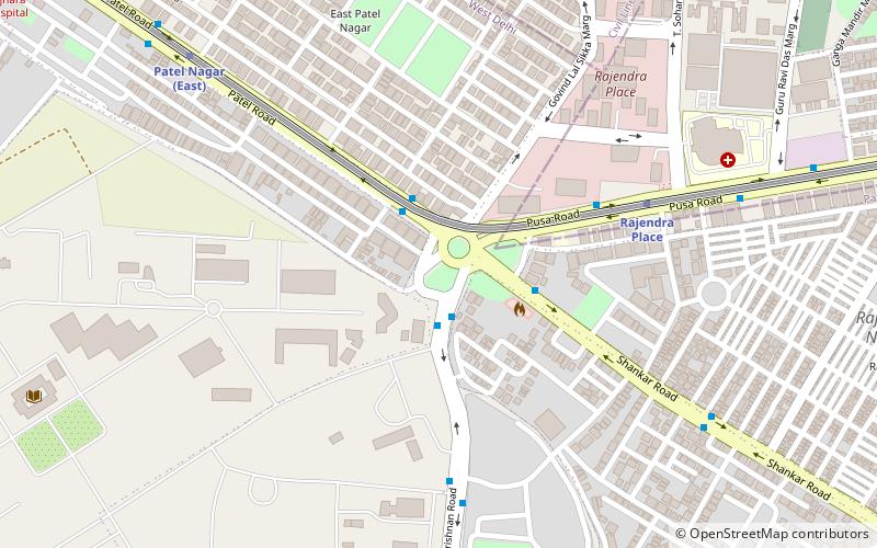 pusa harit kranti park delhi location map