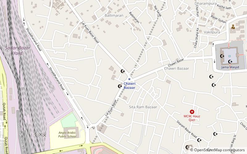 Chawri Bazar location map