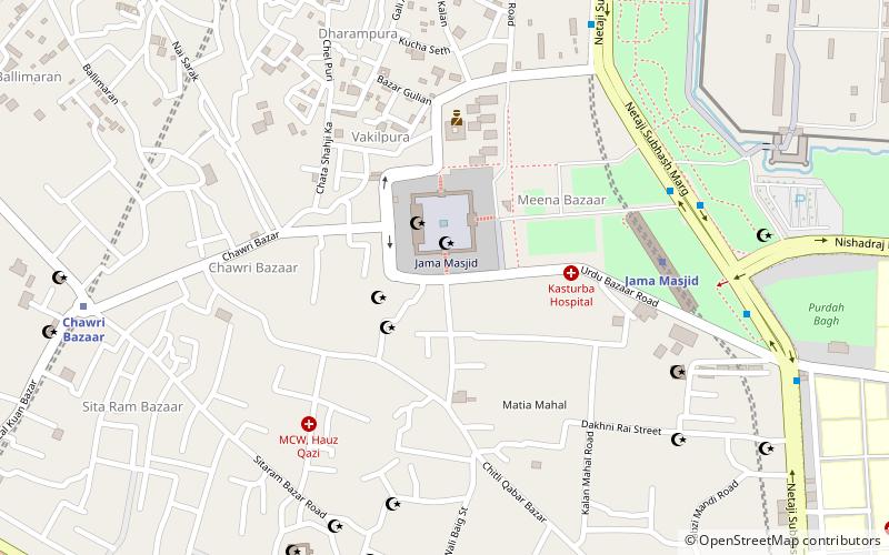 Urdu Bazaar location map