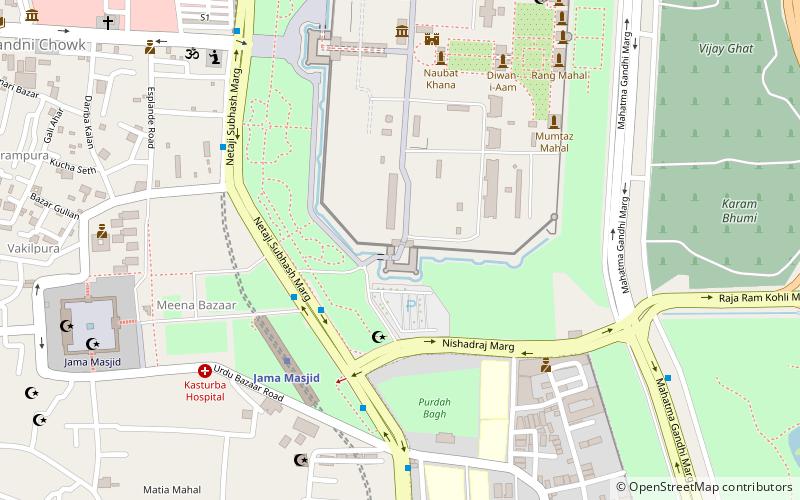 Delhi Gate location map