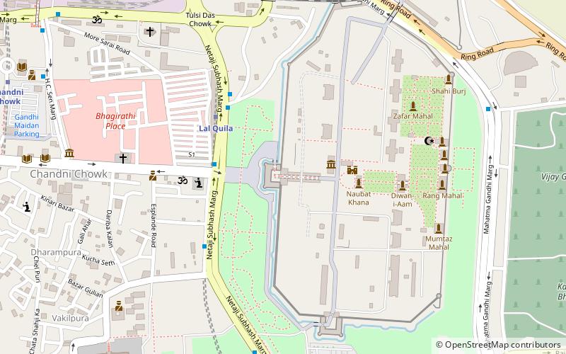 Lahori Gate location map