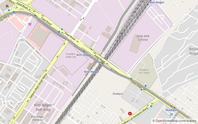 kathputli colony delhi location map