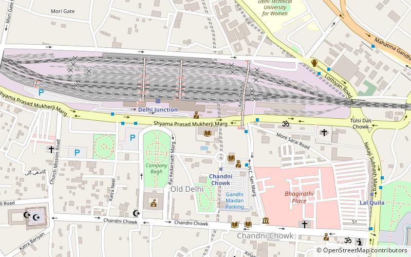 Delhi Public Library location map
