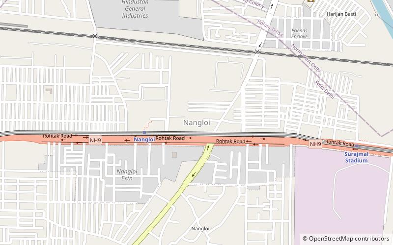 nangloi jat neu delhi location map