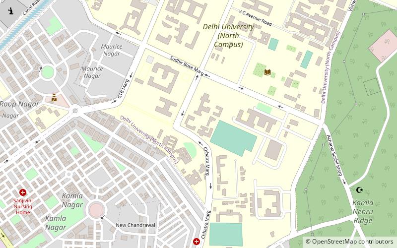 Faculty of Management Studies – University of Delhi location map