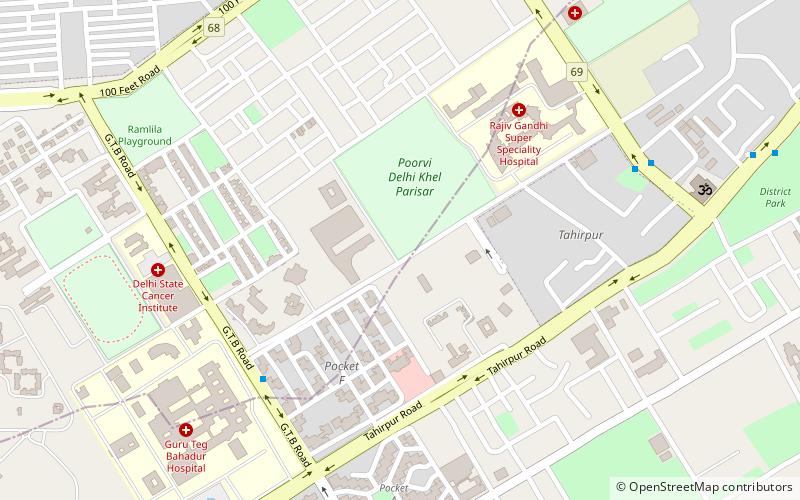 Dilshad Garden location map