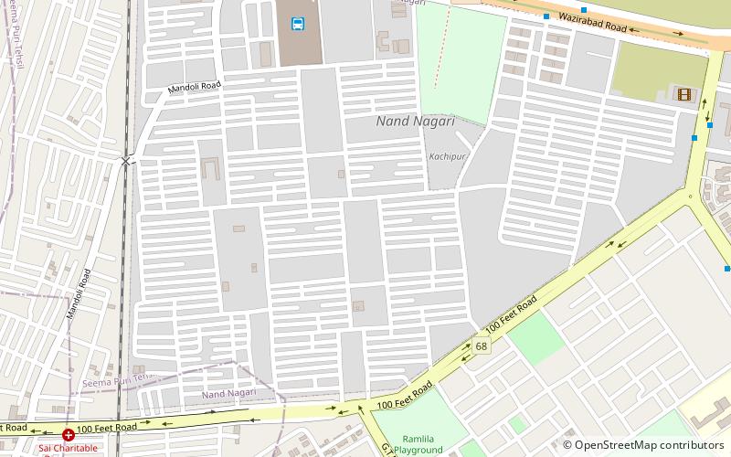 Distrito de Delhi noreste location map