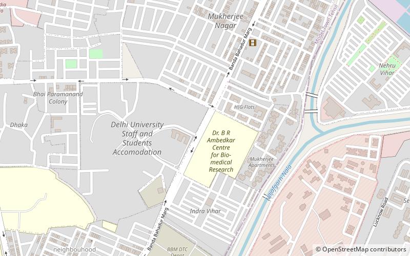 mukherjee nagar nueva delhi location map