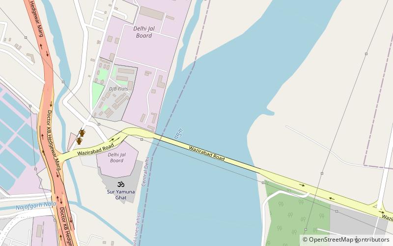 Wazirabad barrage location map