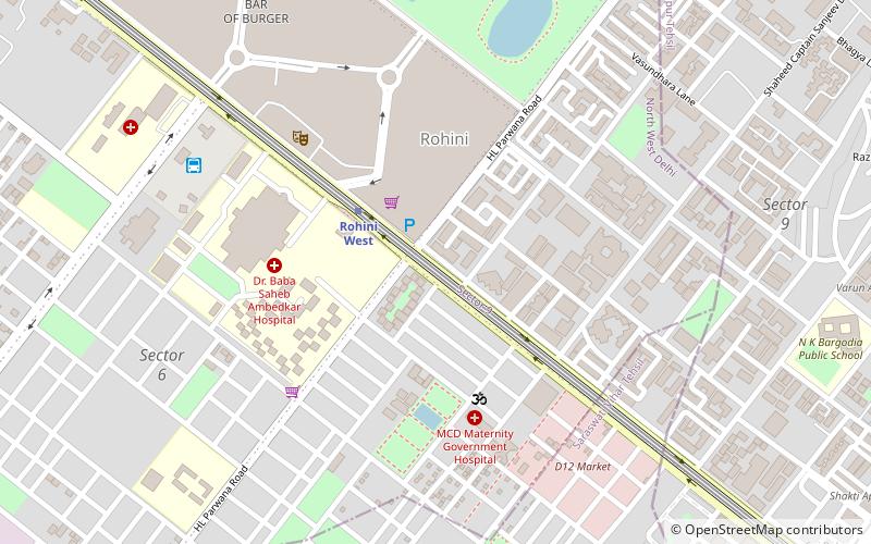 metro walk nueva delhi location map