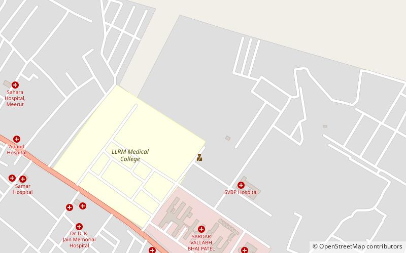 lala lajpat rai memorial medical college meerut location map