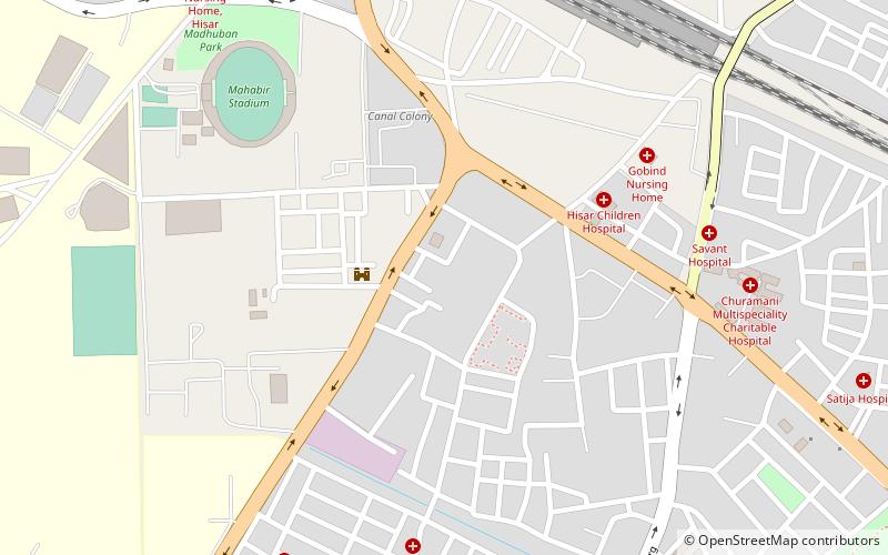old courts commercial complex hisar location map