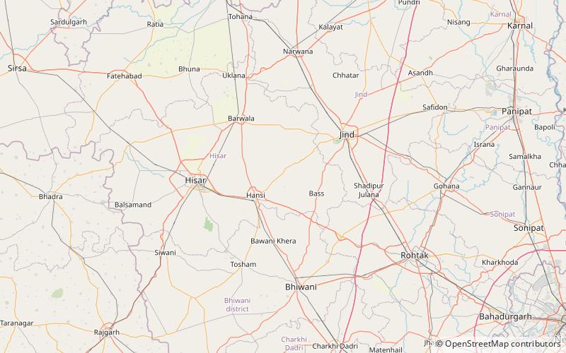 Rakhigarhi location map