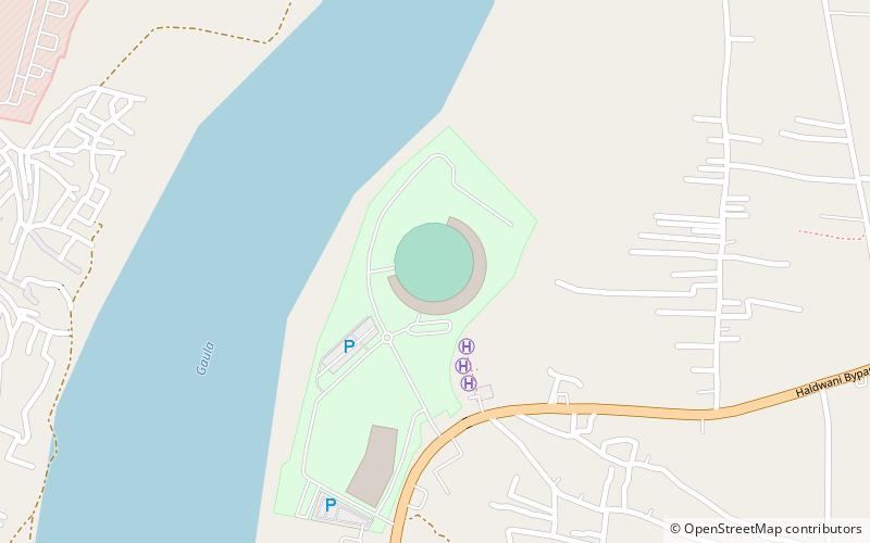 Indira Gandhi International Sports Stadium location map