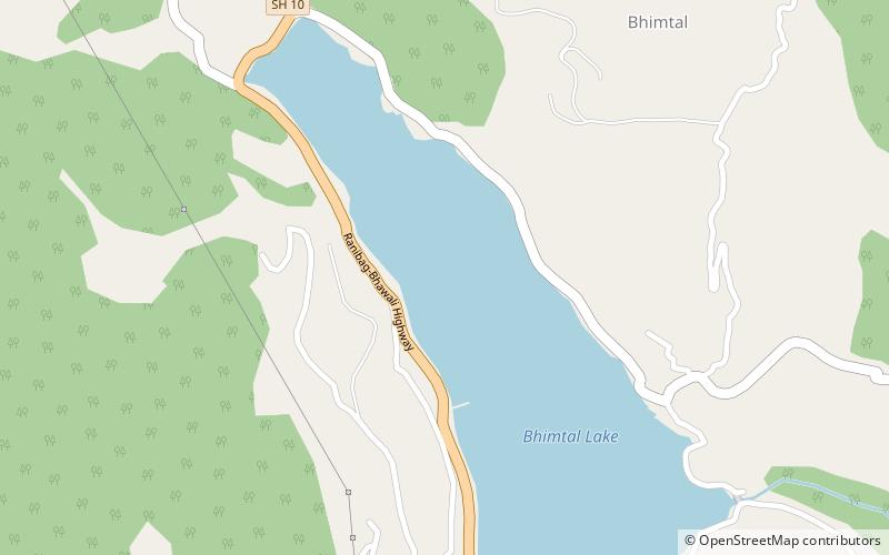 Bhimtal location map