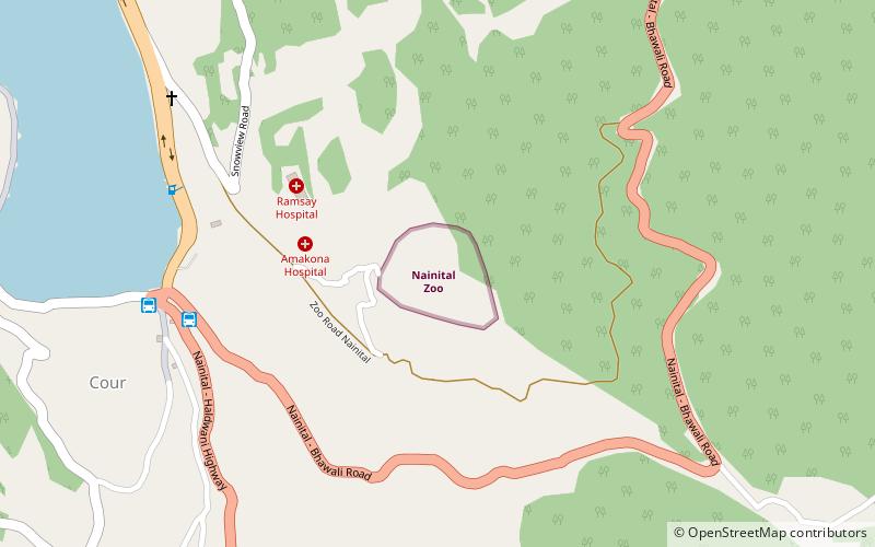 zoo ha nainital location map
