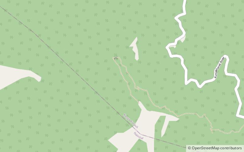 naini peak nainital location map