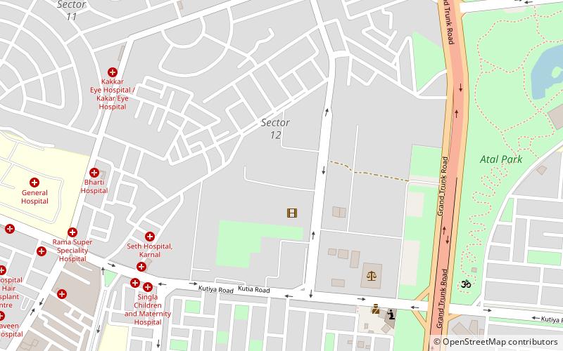 harsha k3c mall karnal location map