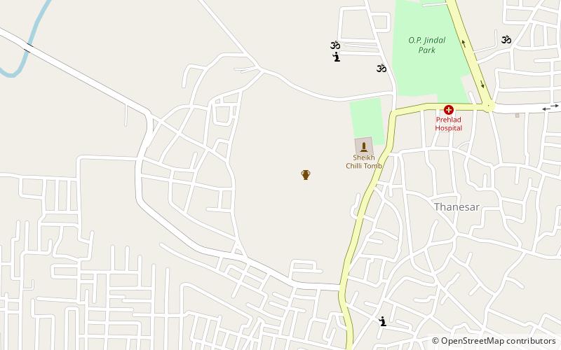Thanesar Pathar Mosque location map