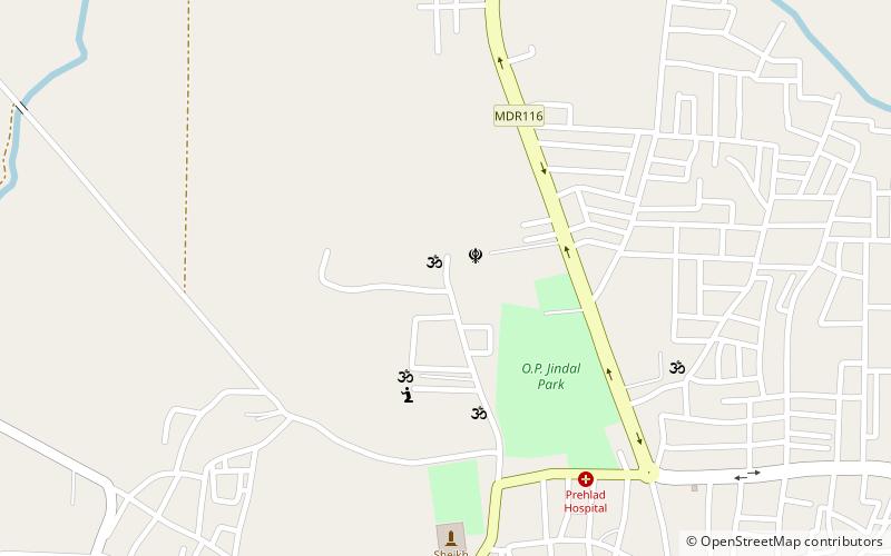 Sthaneshwar Mahadev Temple location map