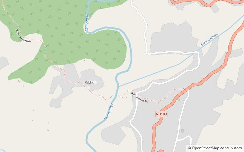 Gairsain location map