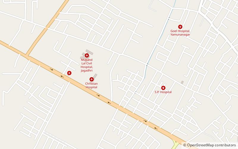 Jagadhri location map