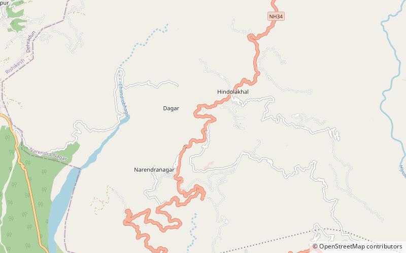 Narendra Nagar location map