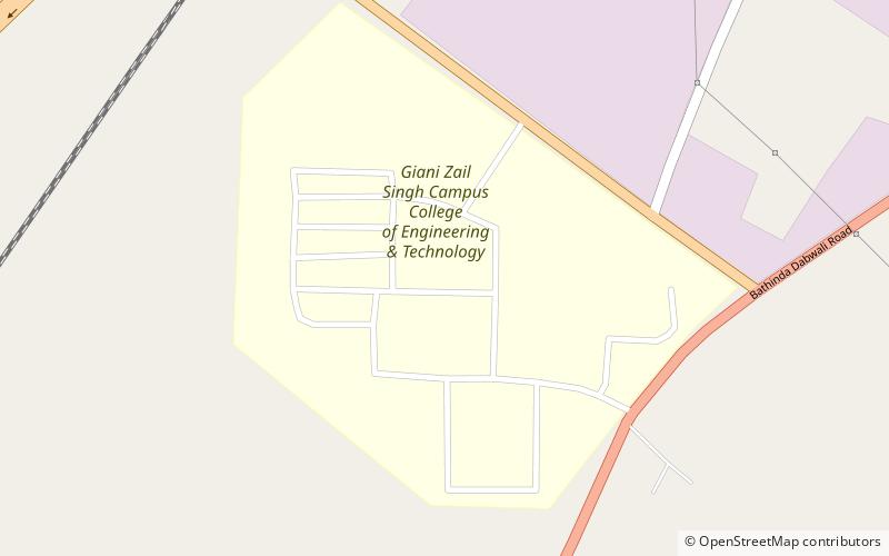 Maharaja Ranjit Singh Punjab Technical University location map