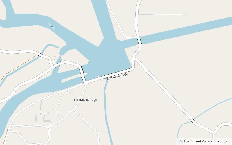pathrala barrage location map